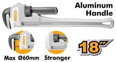 آچار لوله گیر 18 اینچ آلمینیوم آلیاژی