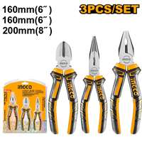 ست انبر 3 عددی شامل (انبردست - سیم چین - دم باریک)