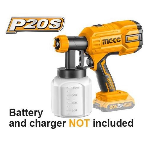 LITHIUM spray gunپيستوله شارژي 20 ولت