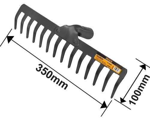 Gravel rake head