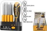 9 Pcs interchangeable screwdriver set