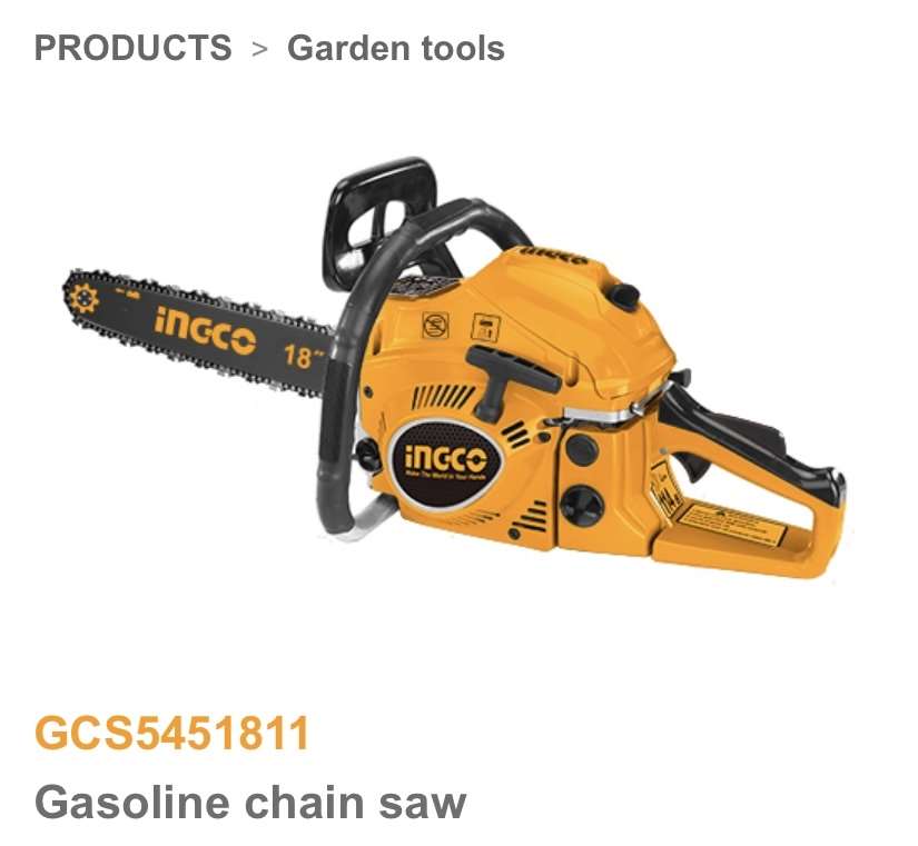 gasoline chain saw
