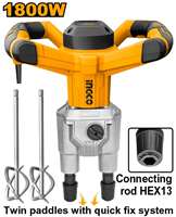 میکسر دو محوره صنعتی 1800 وات