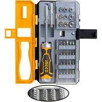 ست پیچ گوشتی و بکس جغجغه 33عددی