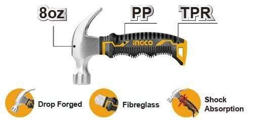 220 g hammer short handle nail