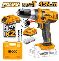 دریل شارژی 20 ولت چکشی