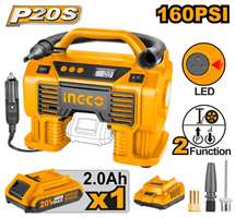 کمپرسور فندکی شارژی 20 ولت